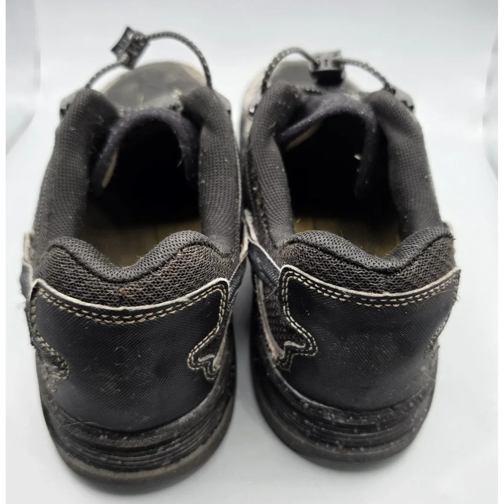 KEEN ASTM F2413-11 Men's 10D Black Safety Work Shoes Slip Resistant Quick Lace